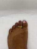 Golden toe ring